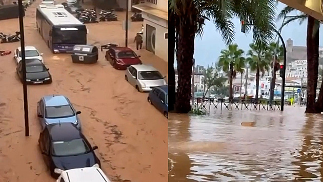 Španělské dovolenkové ostrovy zasáhly povodně. Lidé se báli opakování tragédie