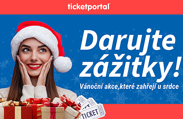 Nadělte pod stromeček dárky plné zážitků z Ticketportalu