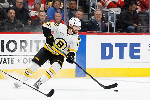 Zacha jednou asistoval, Boston bez Pastrňáka těsně podlehl Detroitu