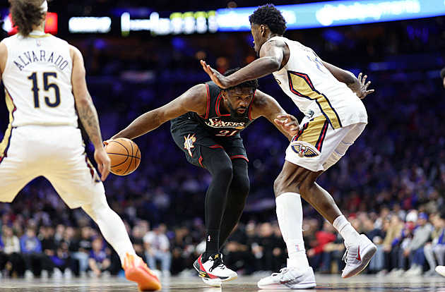 Krejčí kvůli bolavému kotníku chyběl Atlantě, 40 body se blýskl Embiid