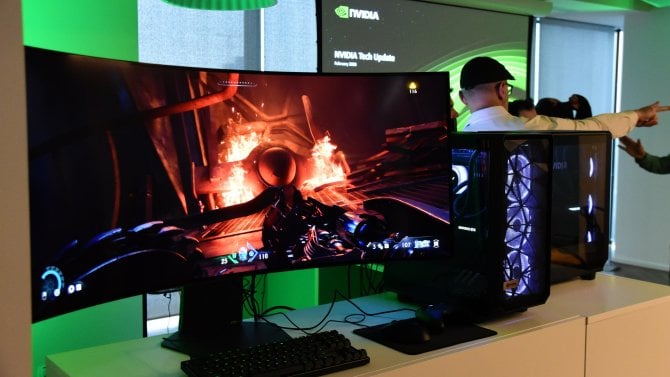 Z dema technologií Nvidie: Eliminátor motion bluru G-Sync Pulsar a herní umělá inteligence ACE