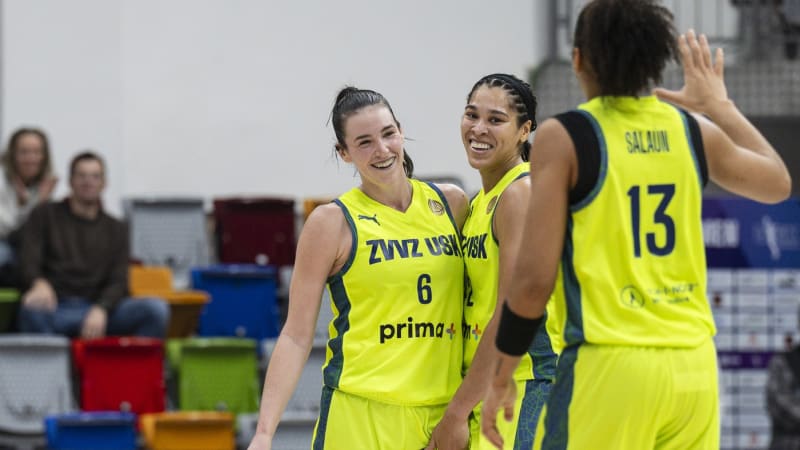 Basketbalistky USK Praha už znají finálové soupeřky. O titul se utkají s týmem Žabiny Brno