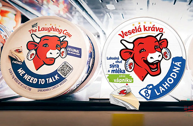 Musíme si promluvit. Veselá kráva ze sýra se přestala usmívat, zákazníci hádají proč
