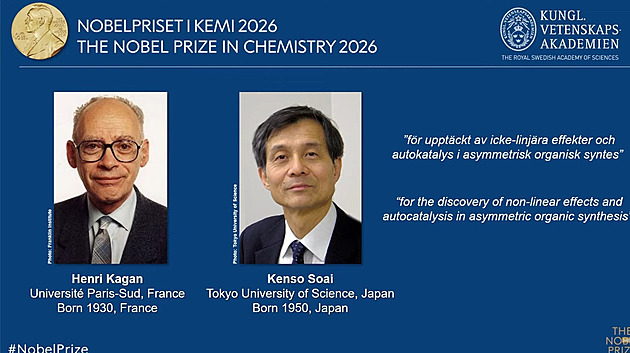 Chemičtí nobelisté za rok 2026 zkoumali zrcadlové obrazy molekul života